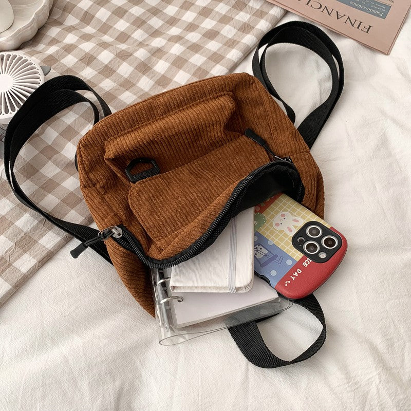 Women’s Corduroy Mini Backpack - DEA collection