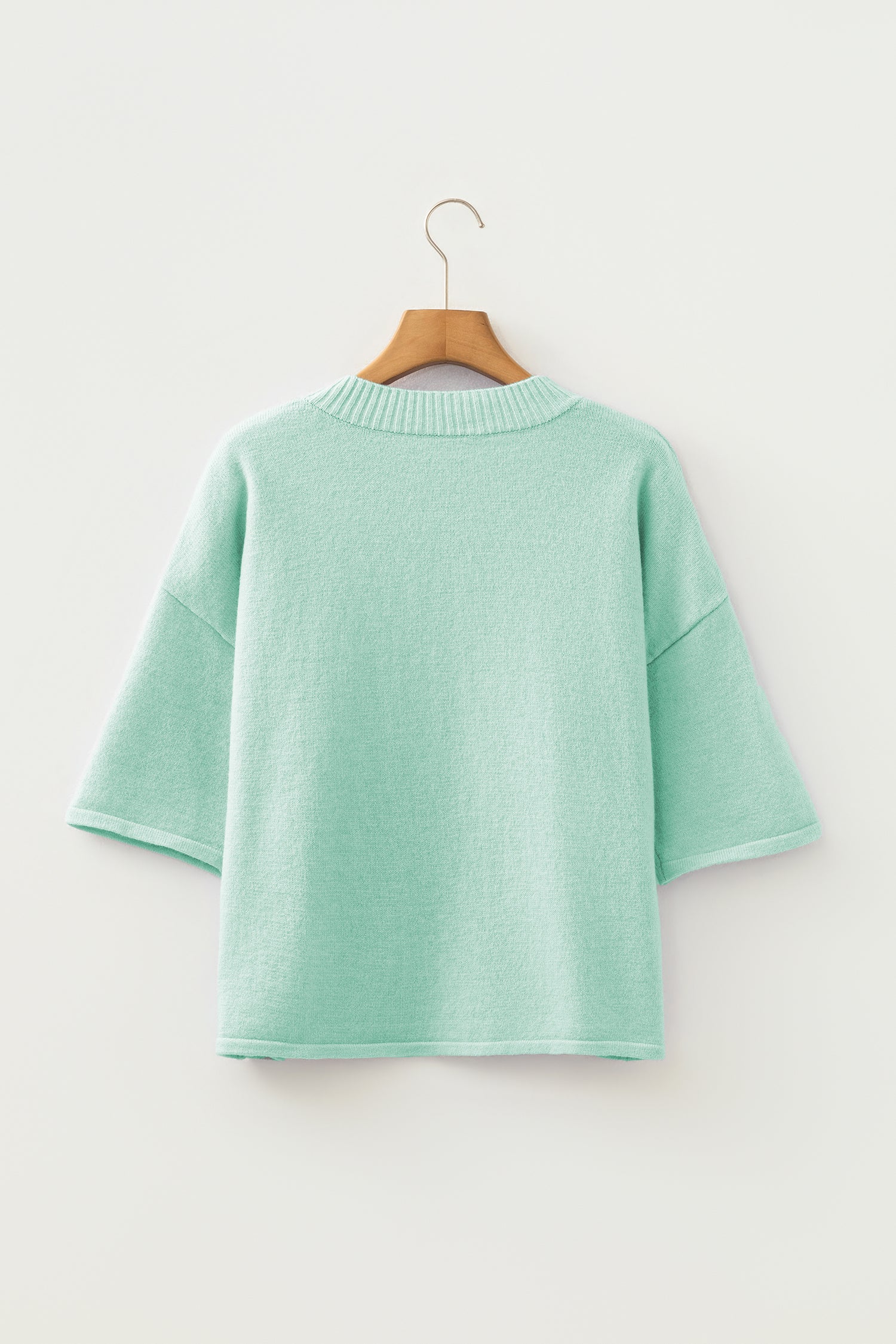 Boxy Knit Button Cardigan