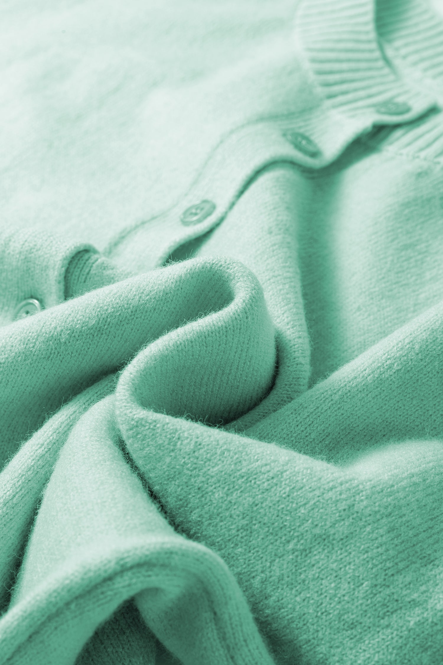 Boxy Knit Button Cardigan