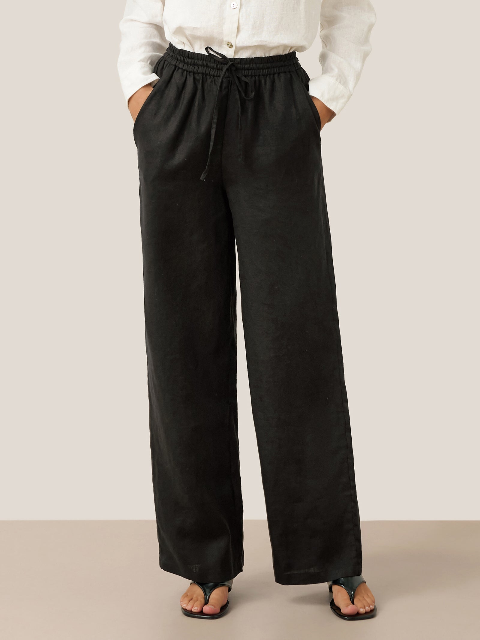 100% Linen Classic Pants LYON - DEA collection