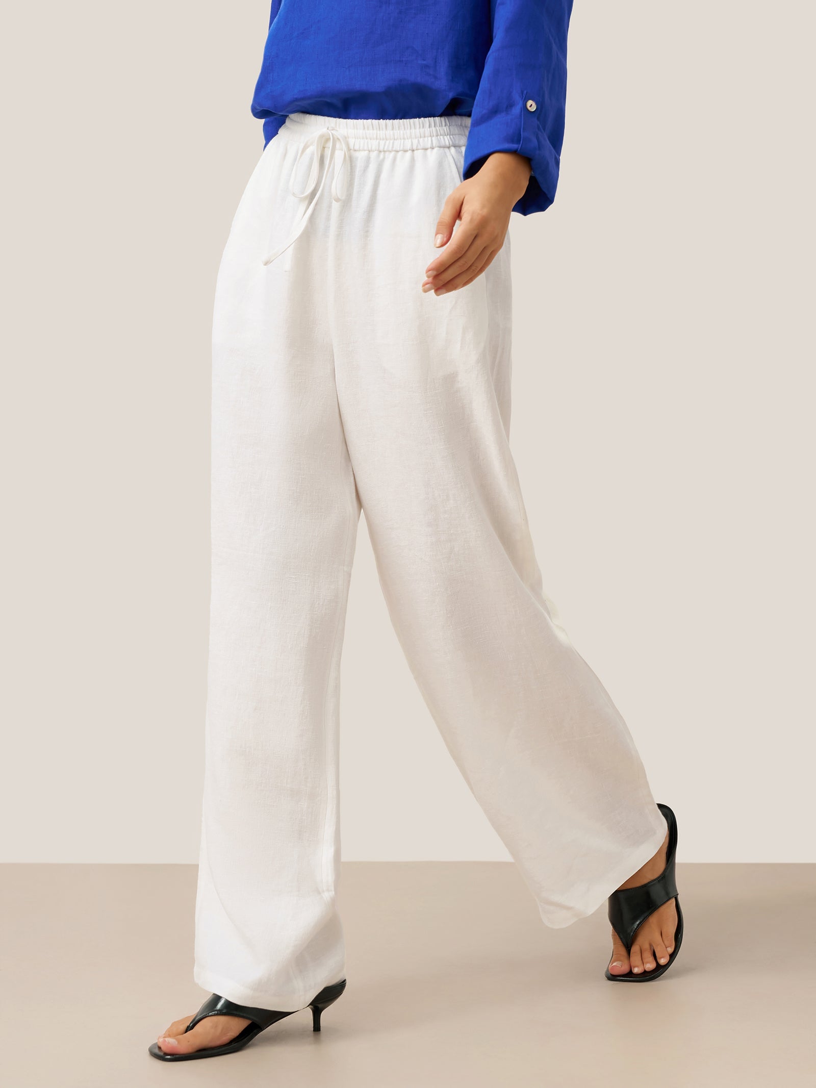 100% Linen Classic Pants LYON - DEA collection