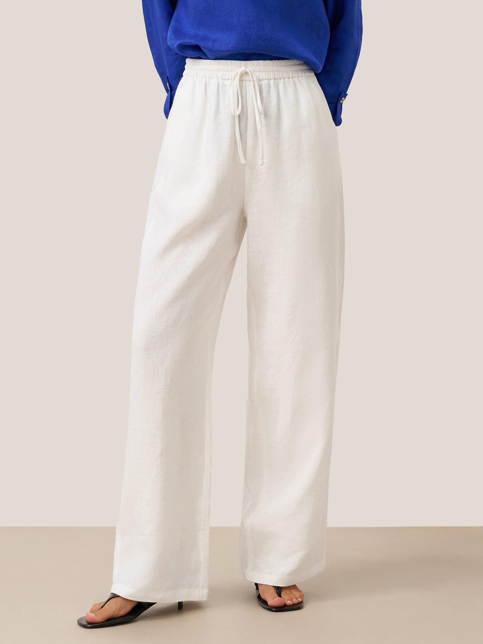 100% Linen Classic Pants LYON - DEA collection