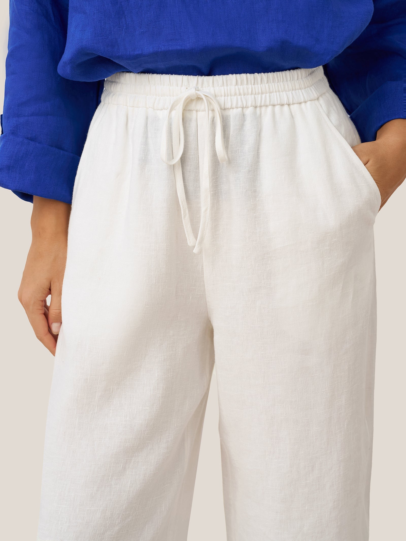 100% Linen Classic Pants LYON - DEA collection