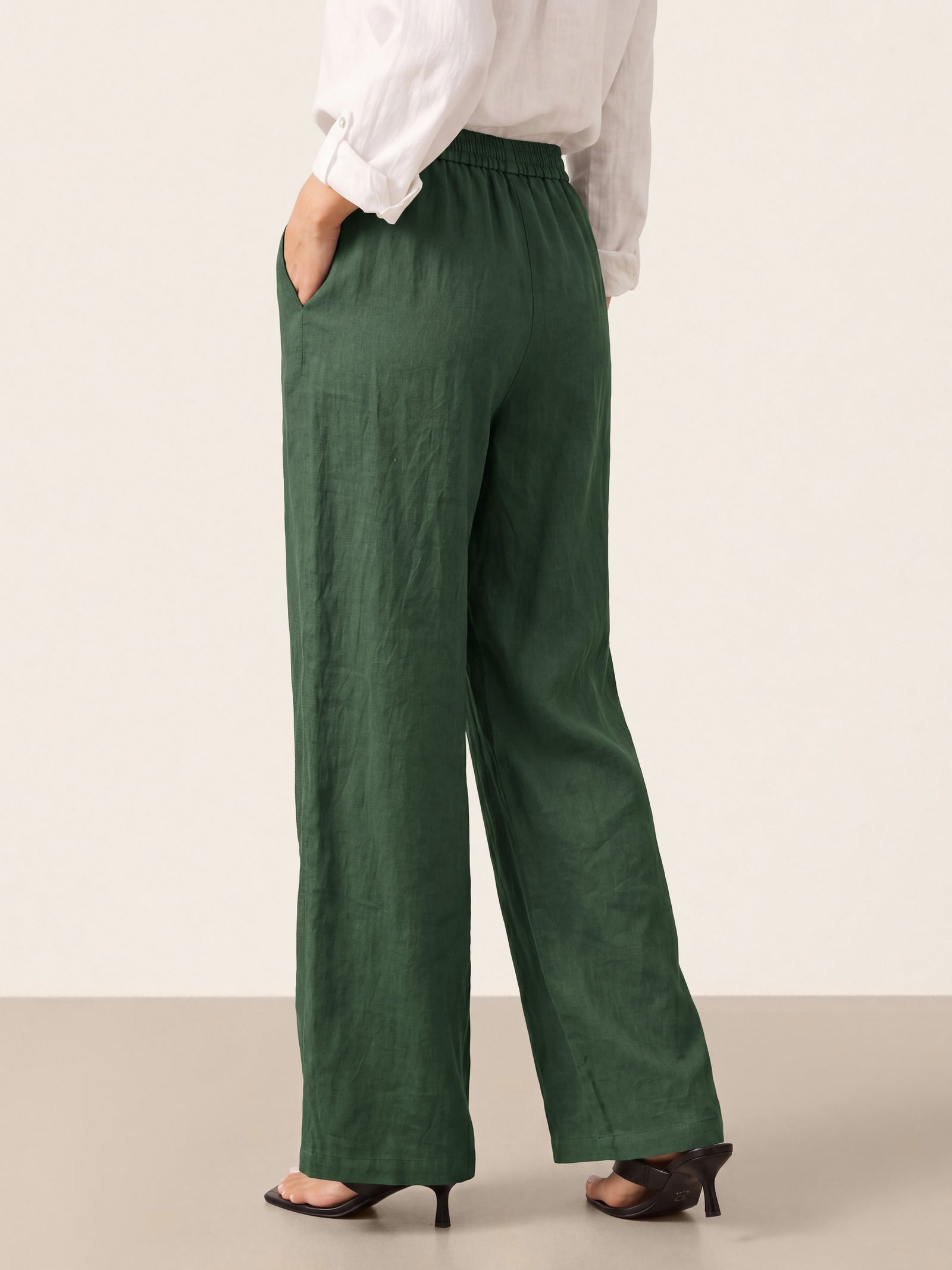 100% Linen Classic Pants LYON - DEA collection