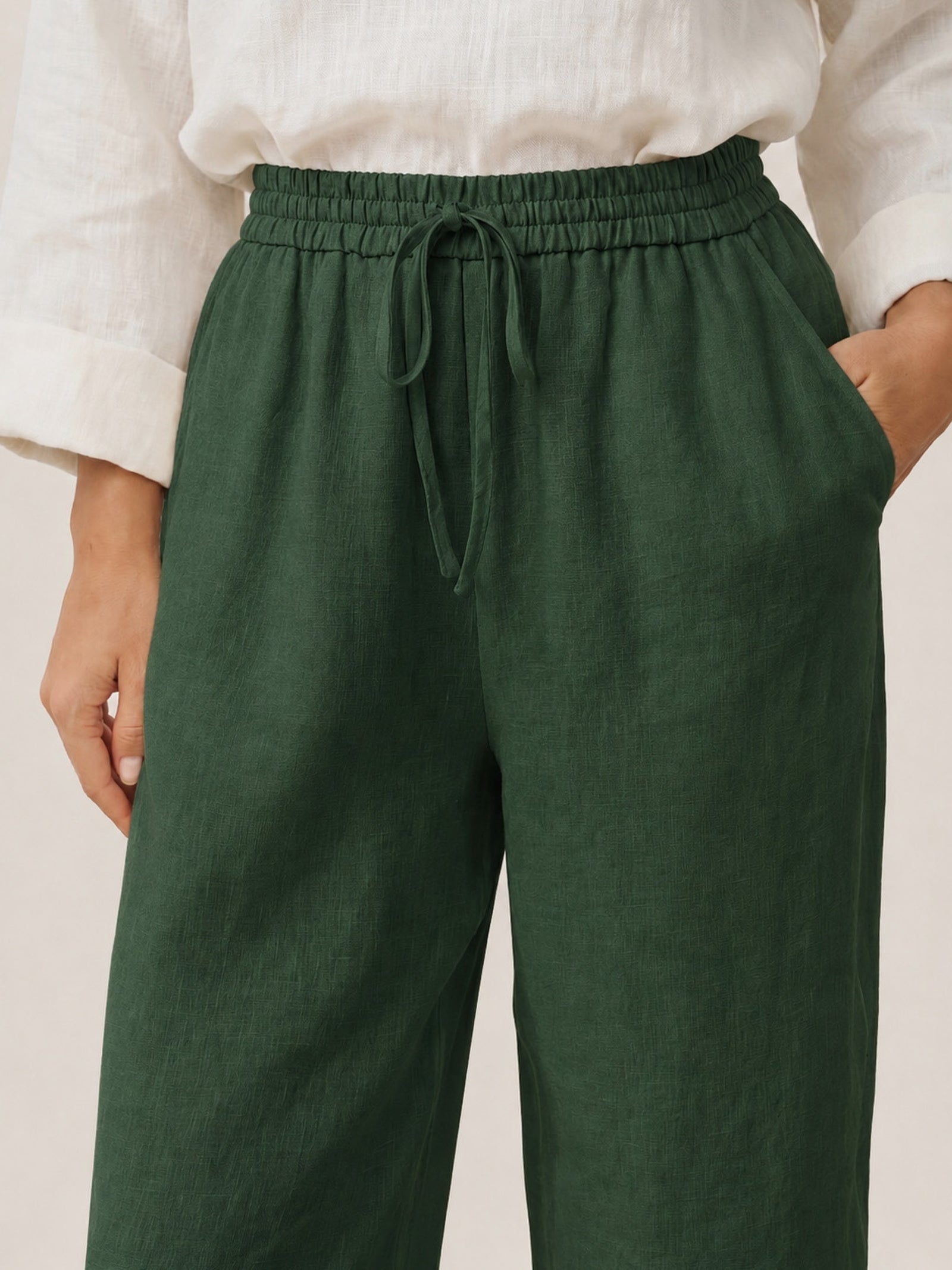 100% Linen Classic Pants LYON - DEA collection