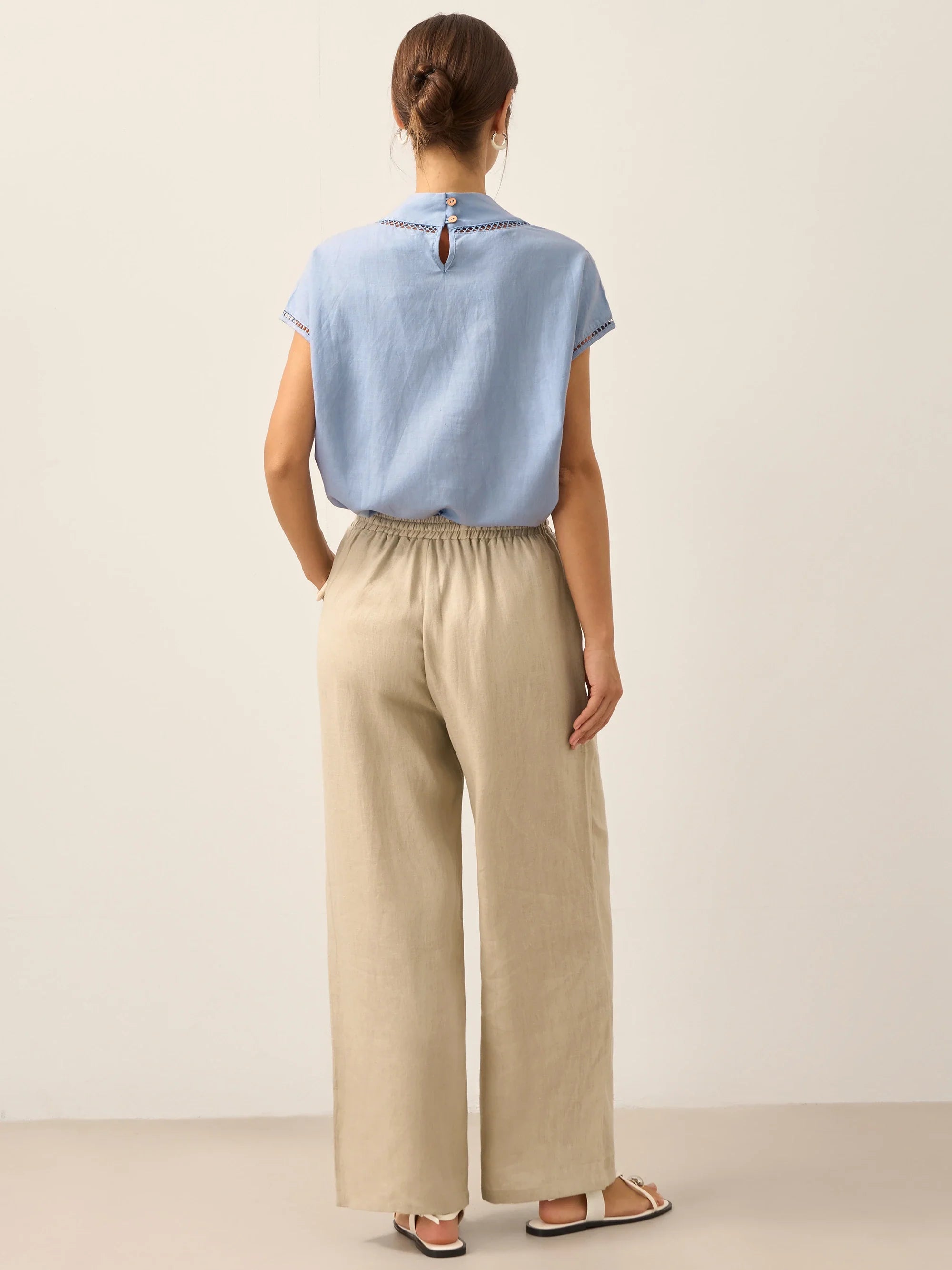 100% Linen Classic Pants LYON - DEA collection
