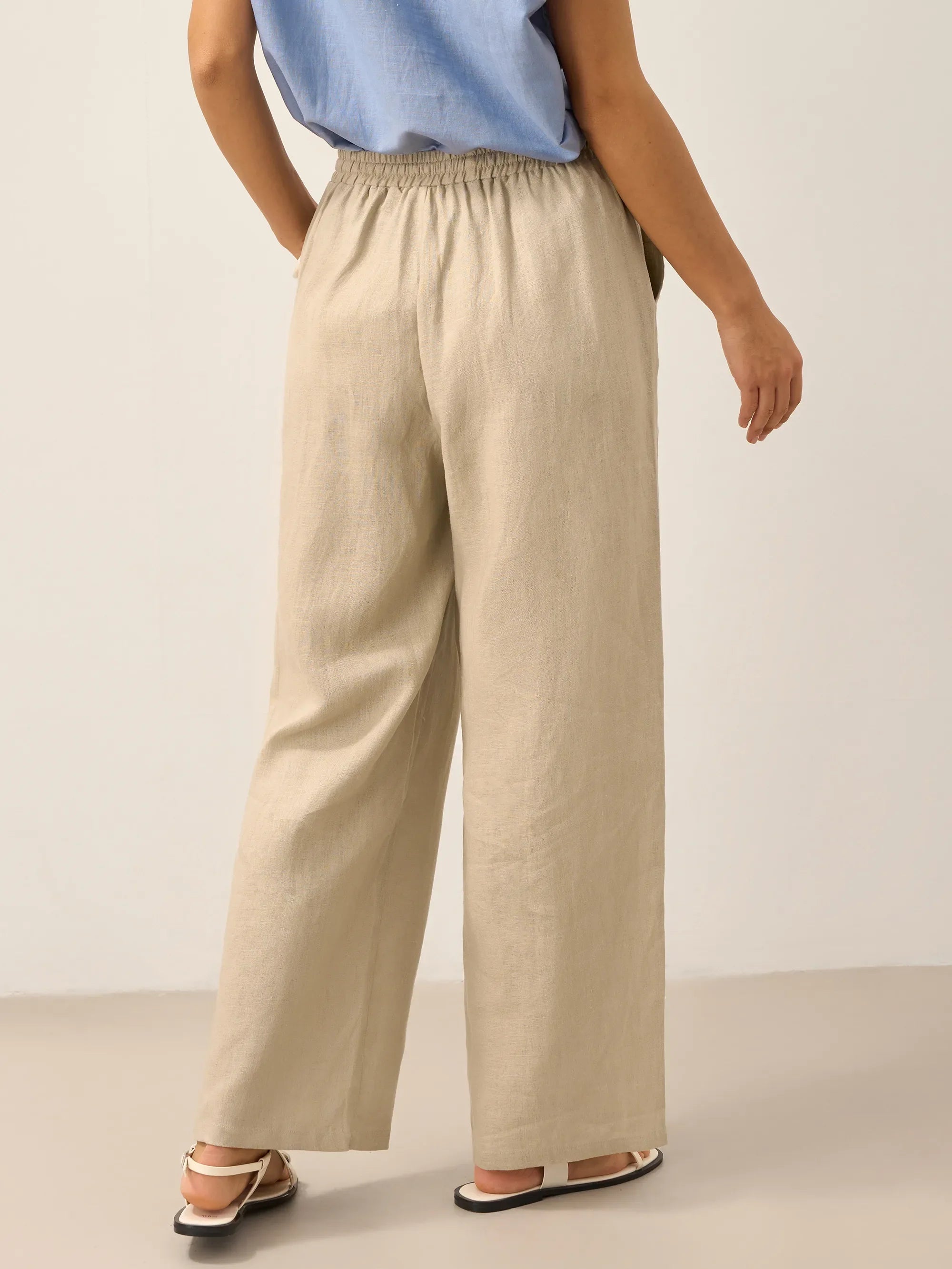 100% Linen Classic Pants LYON - DEA collection