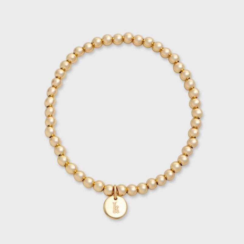 old english initial juno bracelet (4mm) - DEA collection
