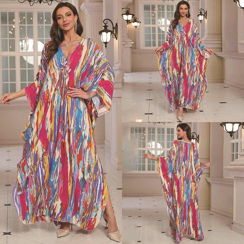 Fashion Personalized Cotton Printed Beach Dress Women - DEA collection