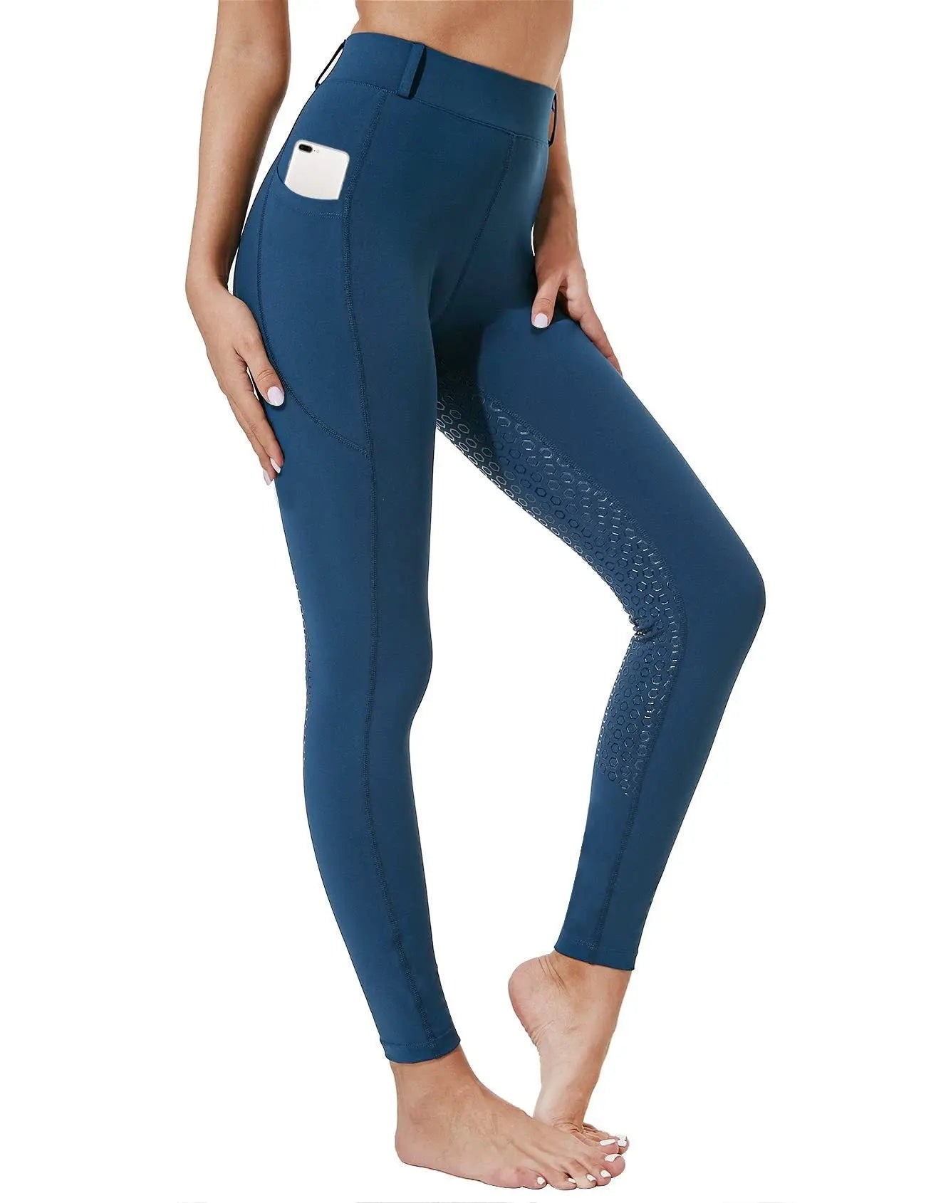 Trousers Outdoor Sports Silicone Anti-Slip Fitted Equestrian Long Pants - DEA collection