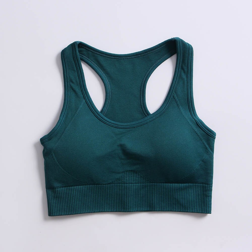 Yoga Women Fitness Clothing Sportswear Gym Leggings Padded Push-Up Strappy Sports Bra - DEA collection