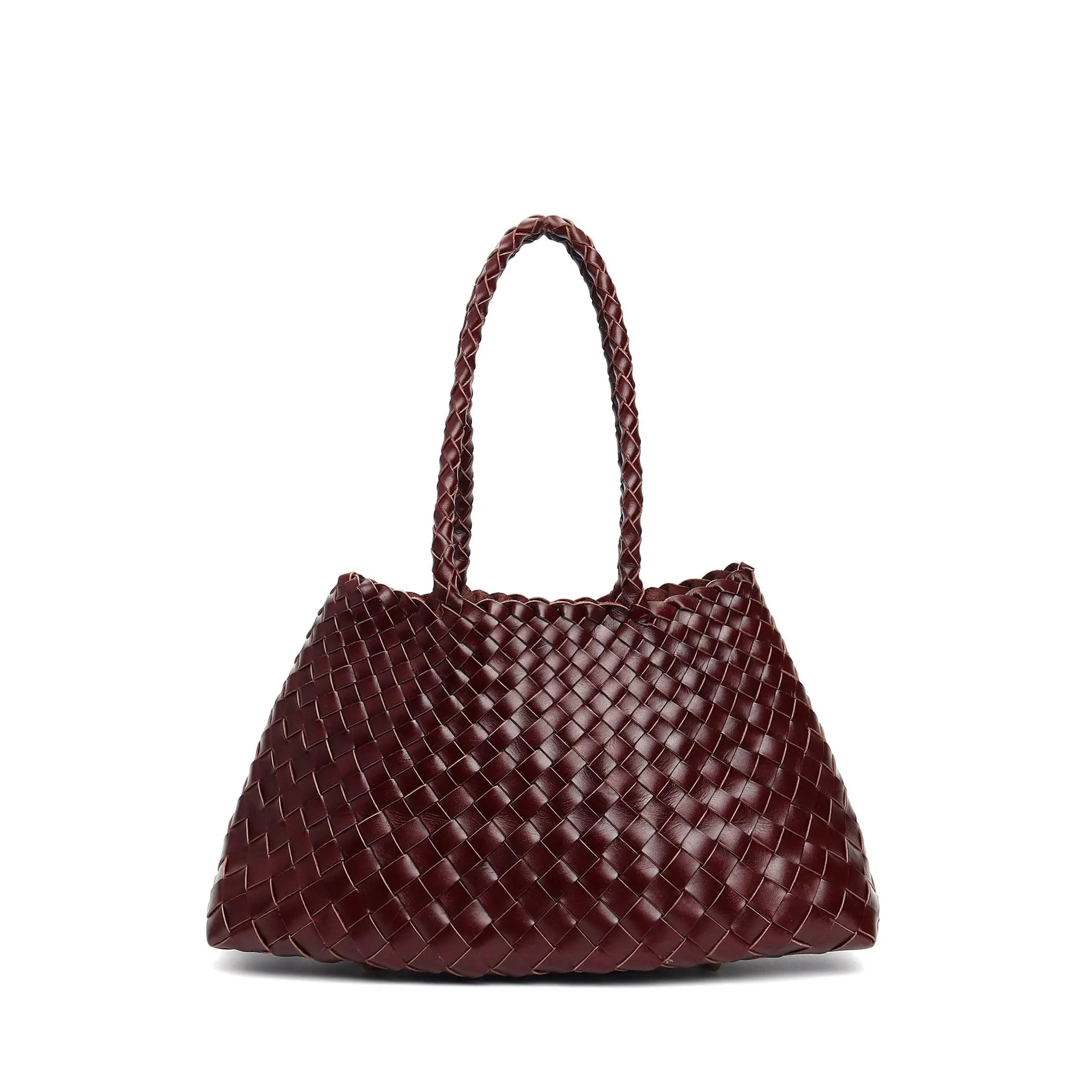 Trendy Retro Large Capacity Handbag Pure Handmade Woven Maternity Bag Commuter Shoulder Tote Bag - DEA collection