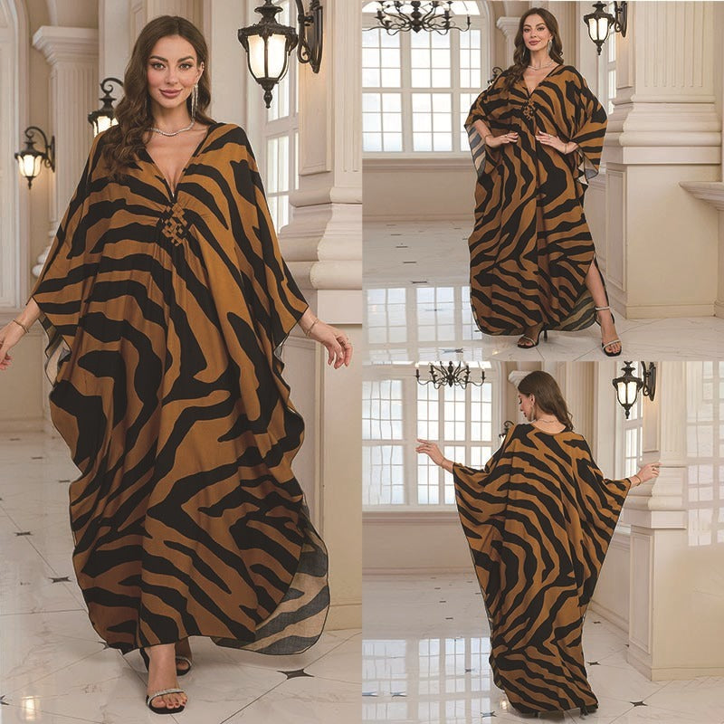 Fashion Personalized Cotton Printed Beach Dress Women - DEA collection