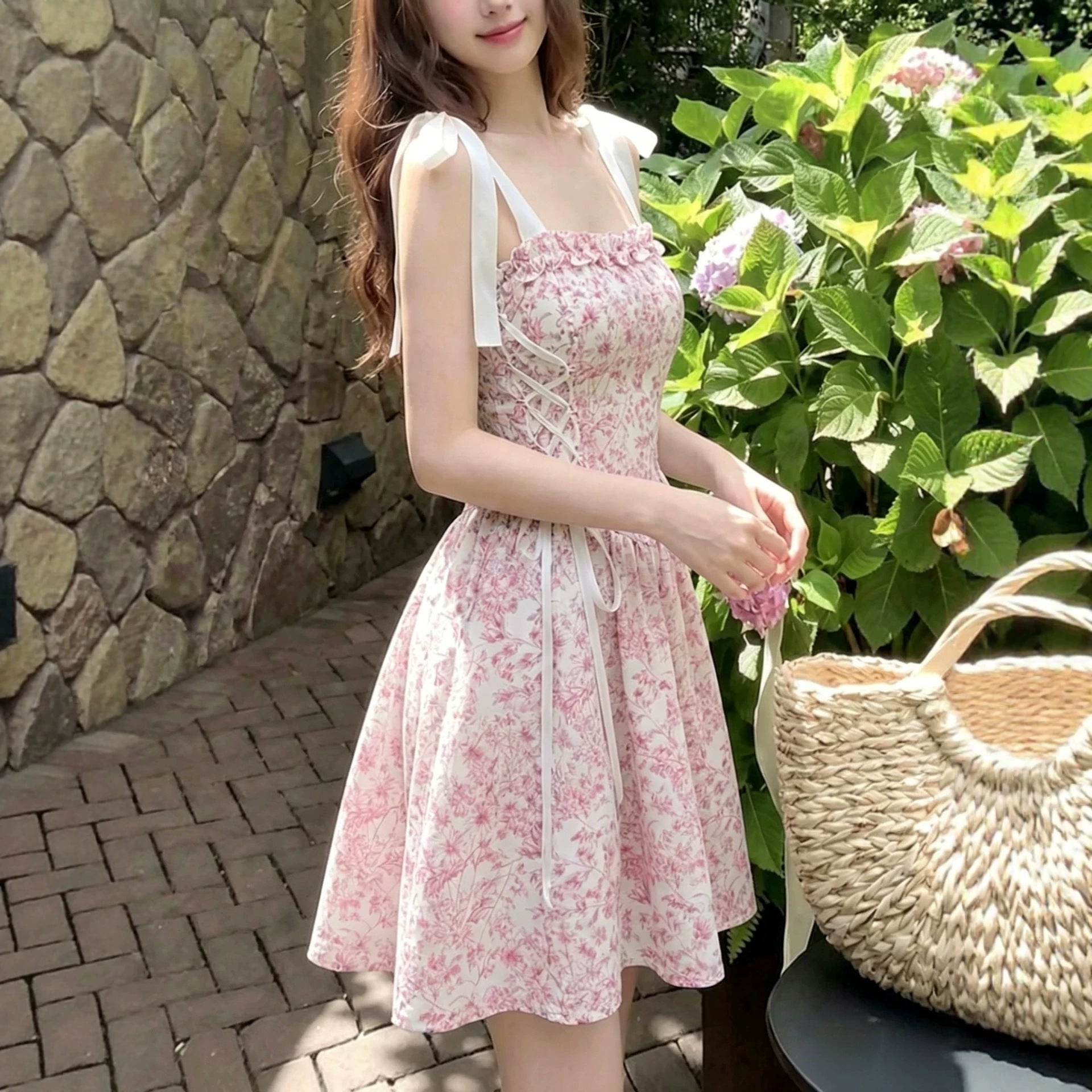 Floral tie dress - DEA collection