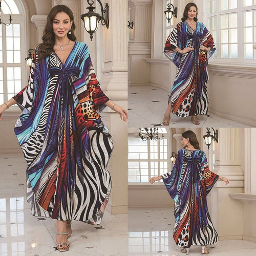 Fashion Personalized Cotton Printed Beach Dress Women - DEA collection