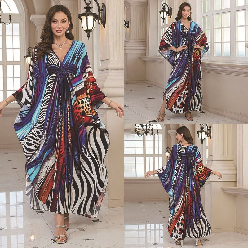 Fashion Personalized Cotton Printed Beach Dress Women - DEA collection