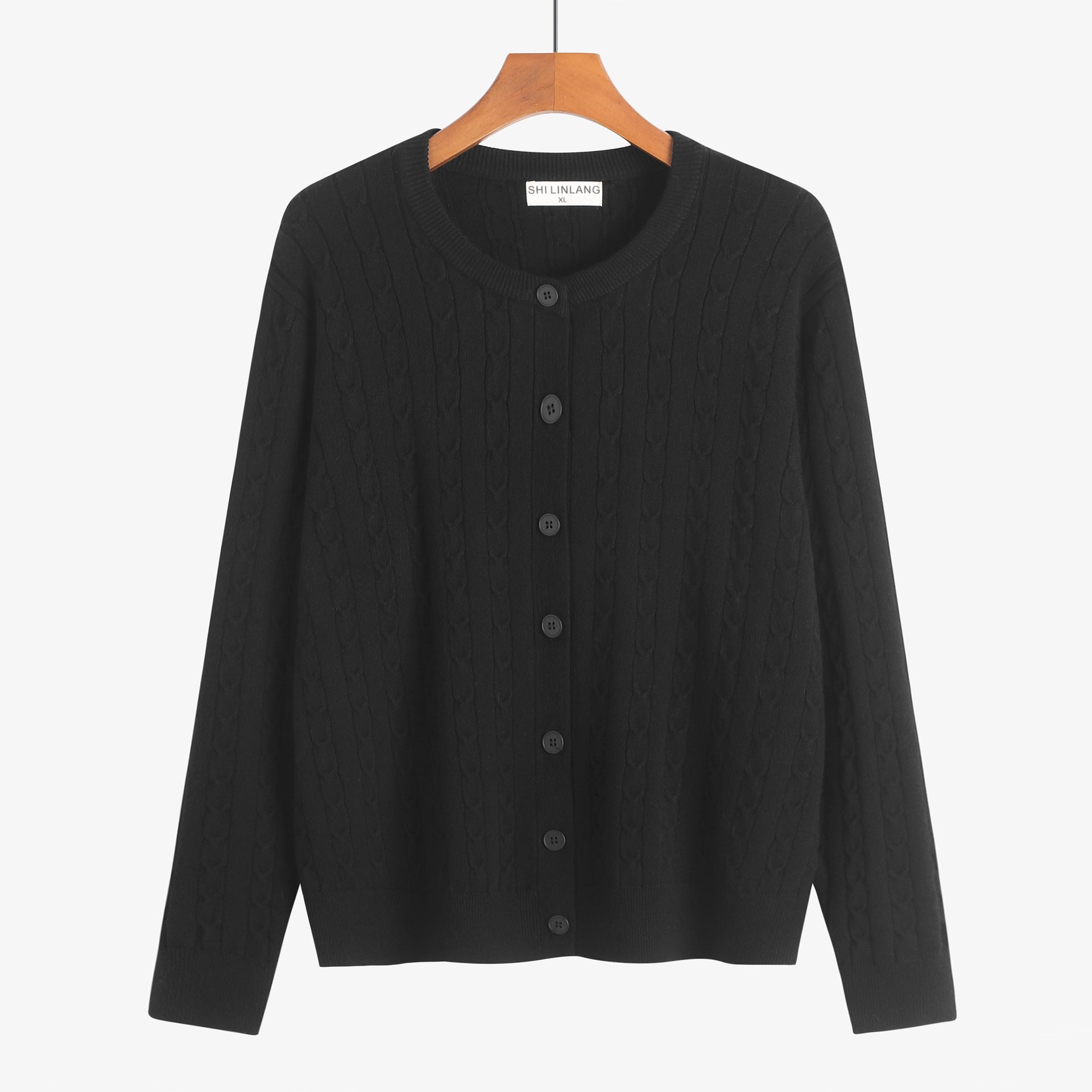 Retro Style Knit Cardigan Sweater Coat for Women, Casual Office Wear, Oversized Fit, Long Sleeve, Pullover Design - DEA collection