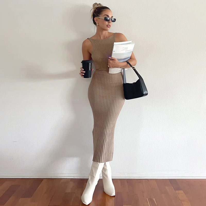 Backless Dress Sexy Casual Women's Clothing - DEA collection