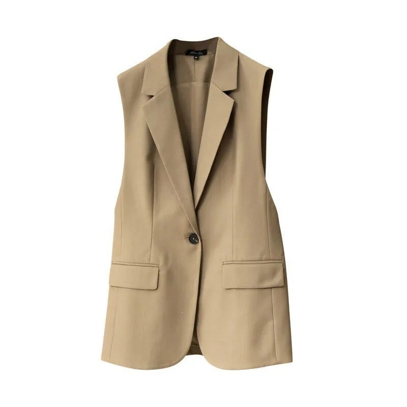 Korean-style Versatile Womens Blazer Vest - DEA collection