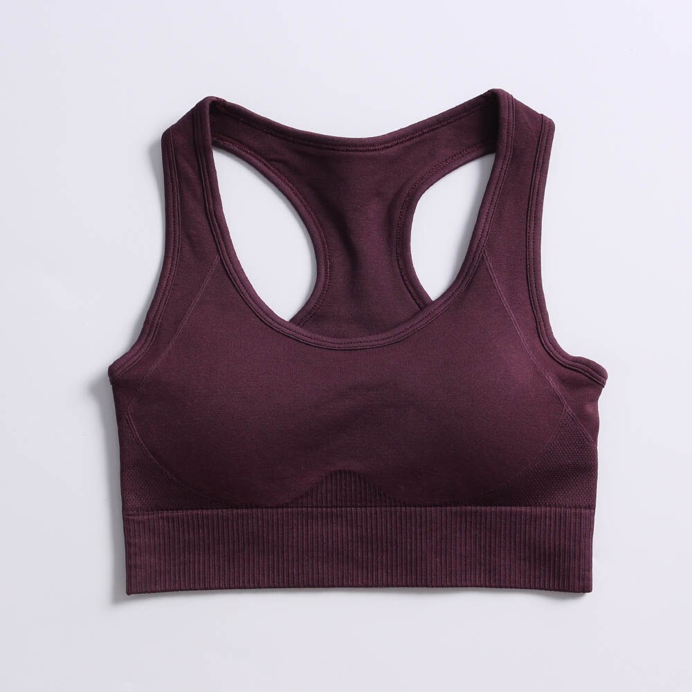 Yoga Women Fitness Clothing Sportswear Gym Leggings Padded Push-Up Strappy Sports Bra - DEA collection