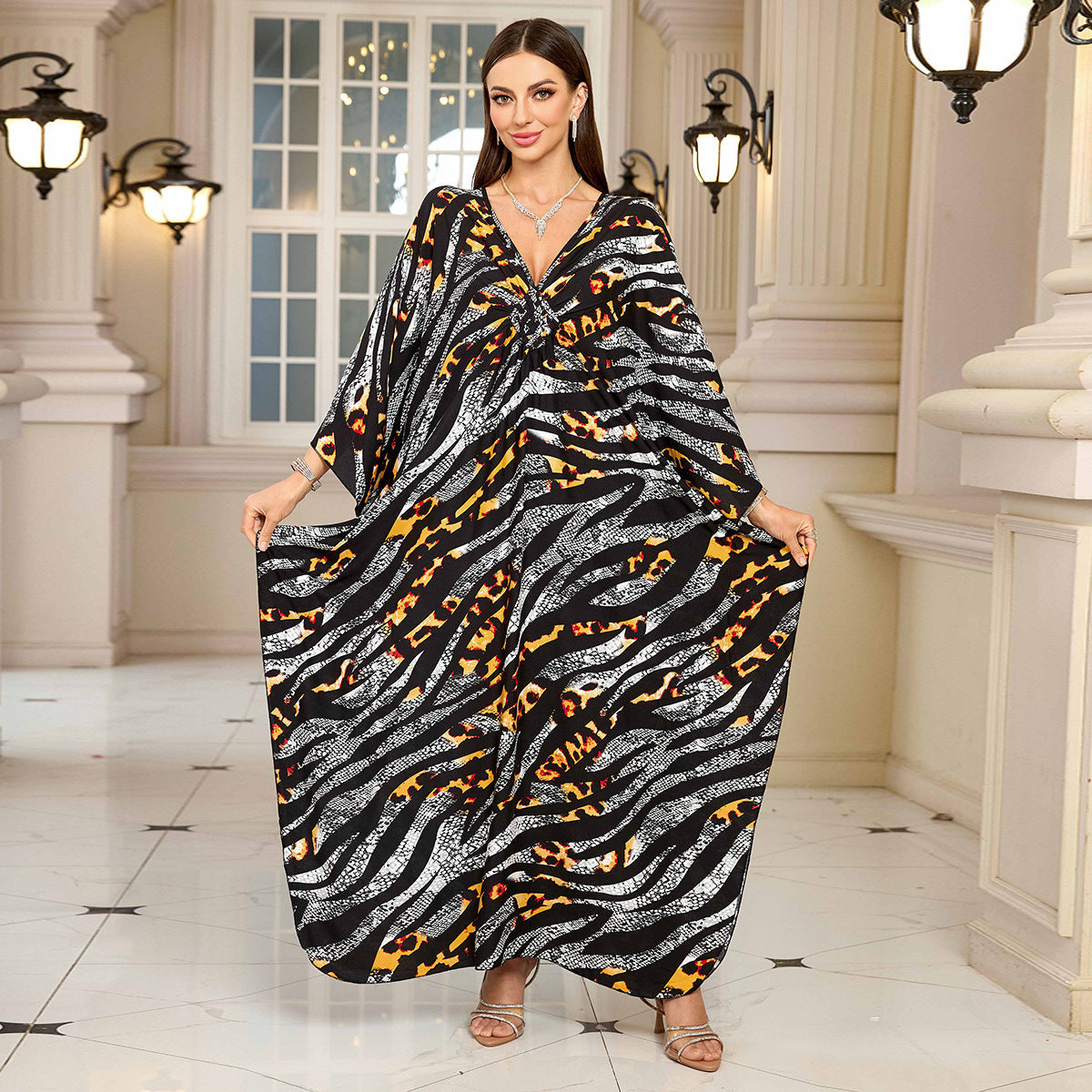 Fashion Personalized Cotton Printed Beach Dress Women - DEA collection