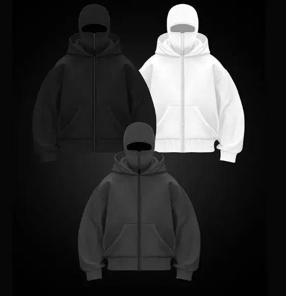 DualCozy 오버사이즈 후드티 남녀공용 화이트 블랙 그레이 S-2XL 아늑한