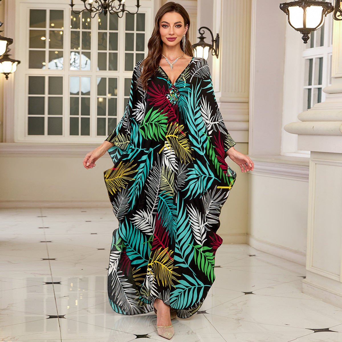 Fashion Personalized Cotton Printed Beach Dress Women - DEA collection