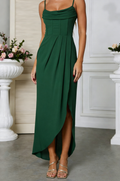 Sexy Slit Halter Long Dress - DEA collection