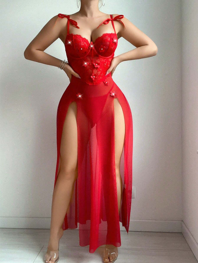 Red Long Dress for Women - DEA collection