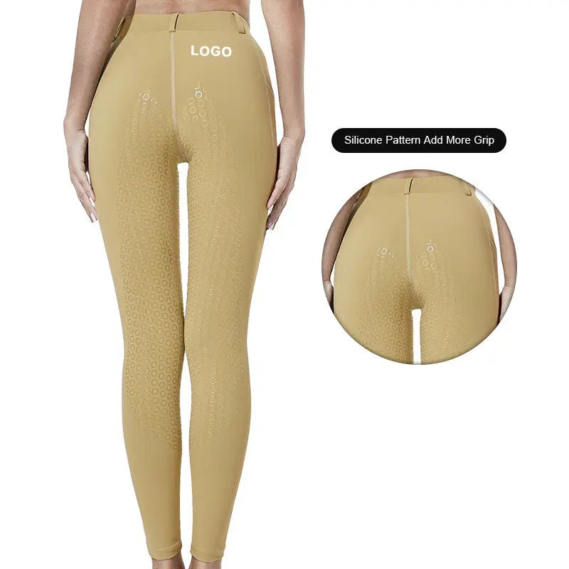 Trousers Outdoor Sports Silicone Anti-Slip Fitted Equestrian Long Pants - DEA collection