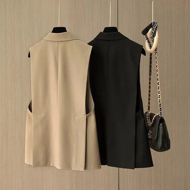 Korean-style Versatile Womens Blazer Vest - DEA collection