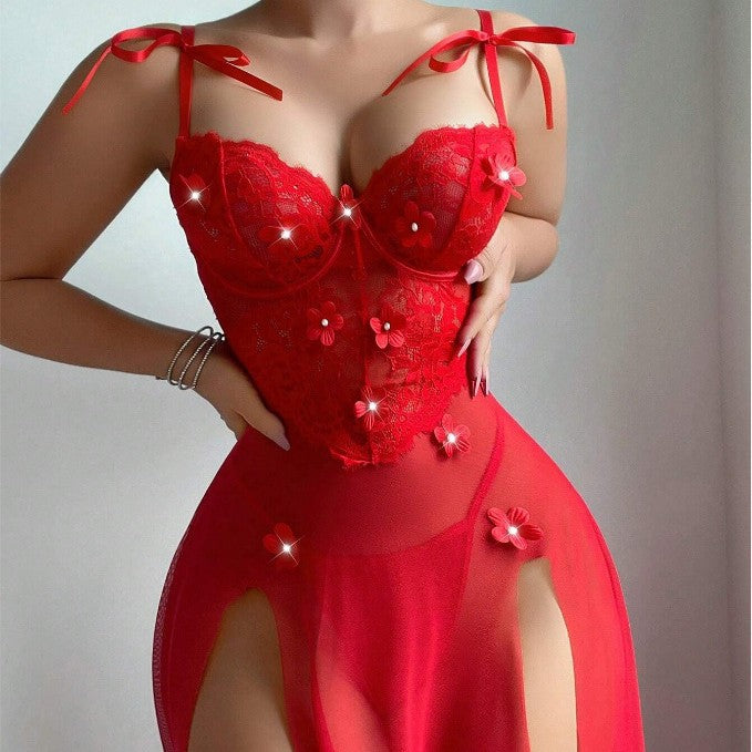 Red Long Dress for Women - DEA collection