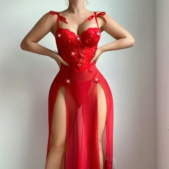 Red Long Dress for Women - DEA collection