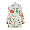 Versatile fresh fruit printed suit jacket - DEA collection