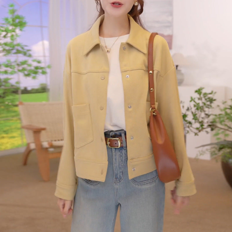 Stylish Chic Casual Versatile Solid-color Top - DEA collection