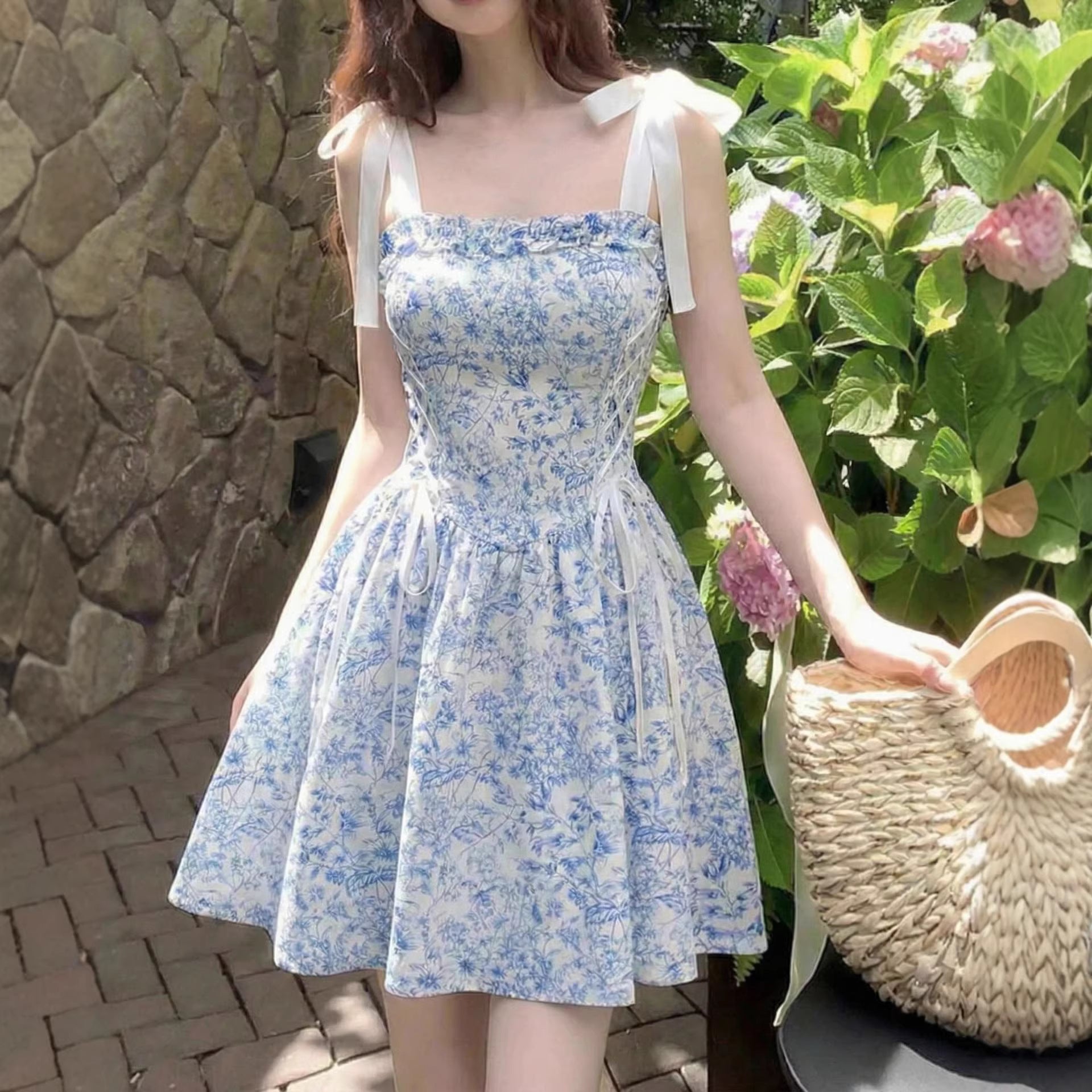 Floral tie dress - DEA collection