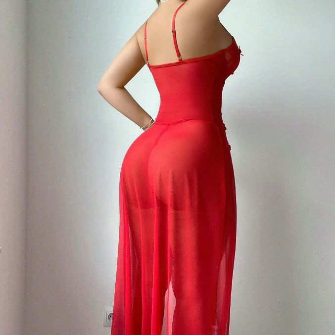 Red Long Dress for Women - DEA collection