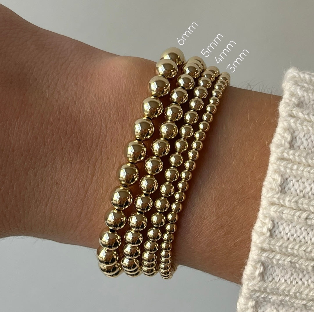 old english initial juno bracelet (4mm) - DEA collection