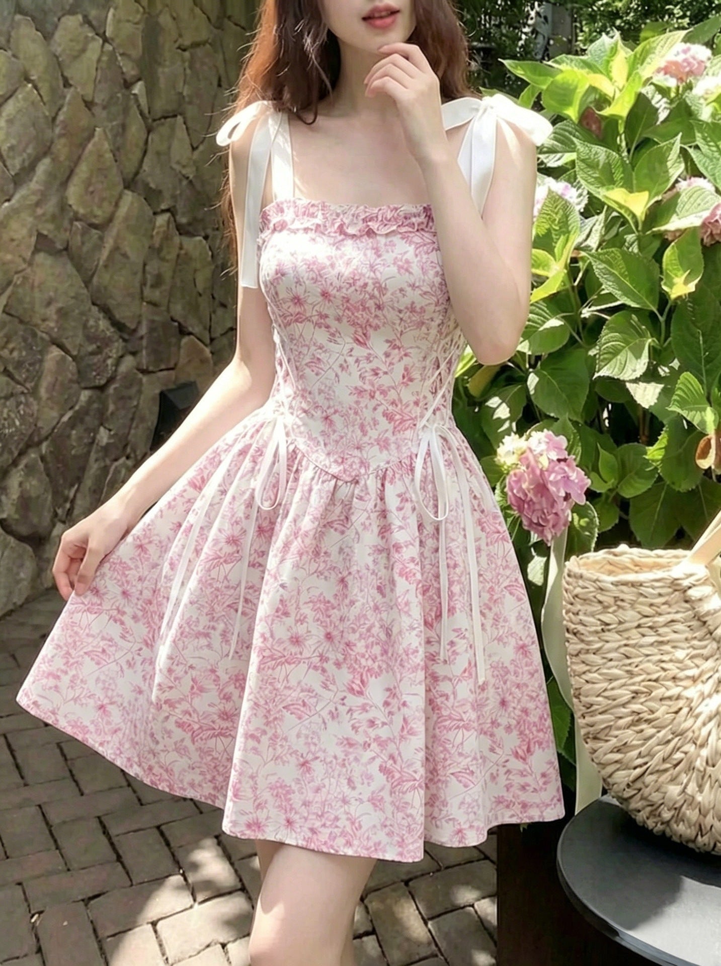 Floral tie dress - DEA collection