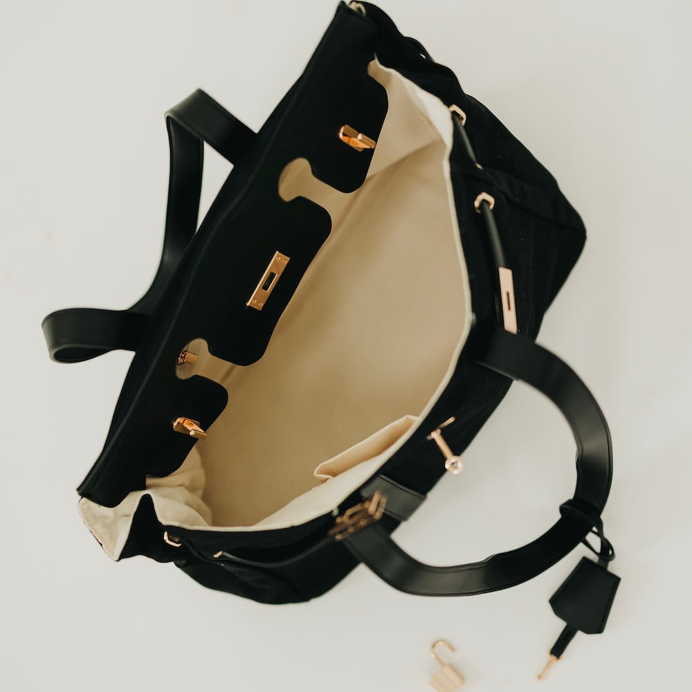 Cadence Canvas and Vegan Leather Tote - DEA collection