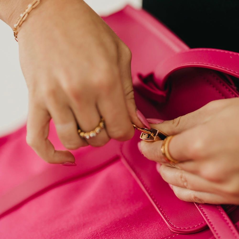 Cadence Canvas and Vegan Leather Tote - DEA collection