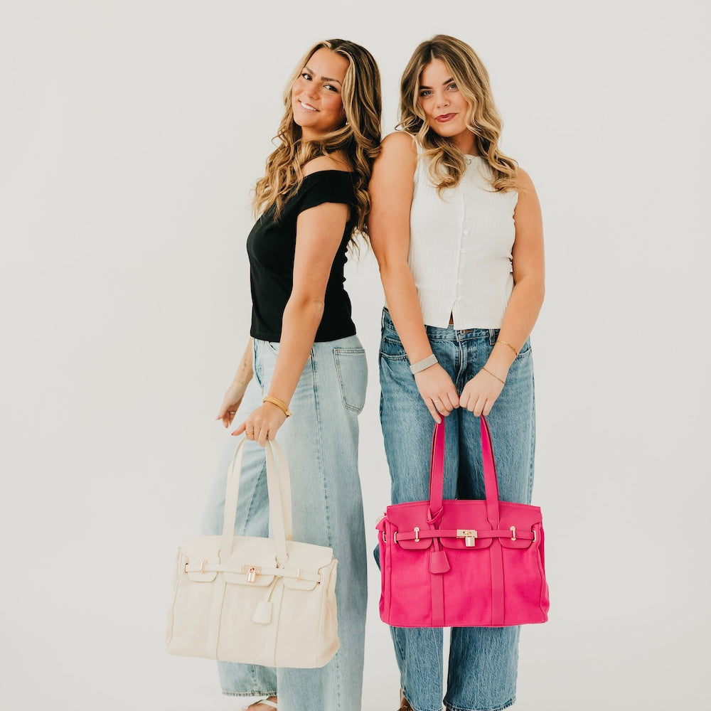 Cadence Canvas and Vegan Leather Tote - DEA collection