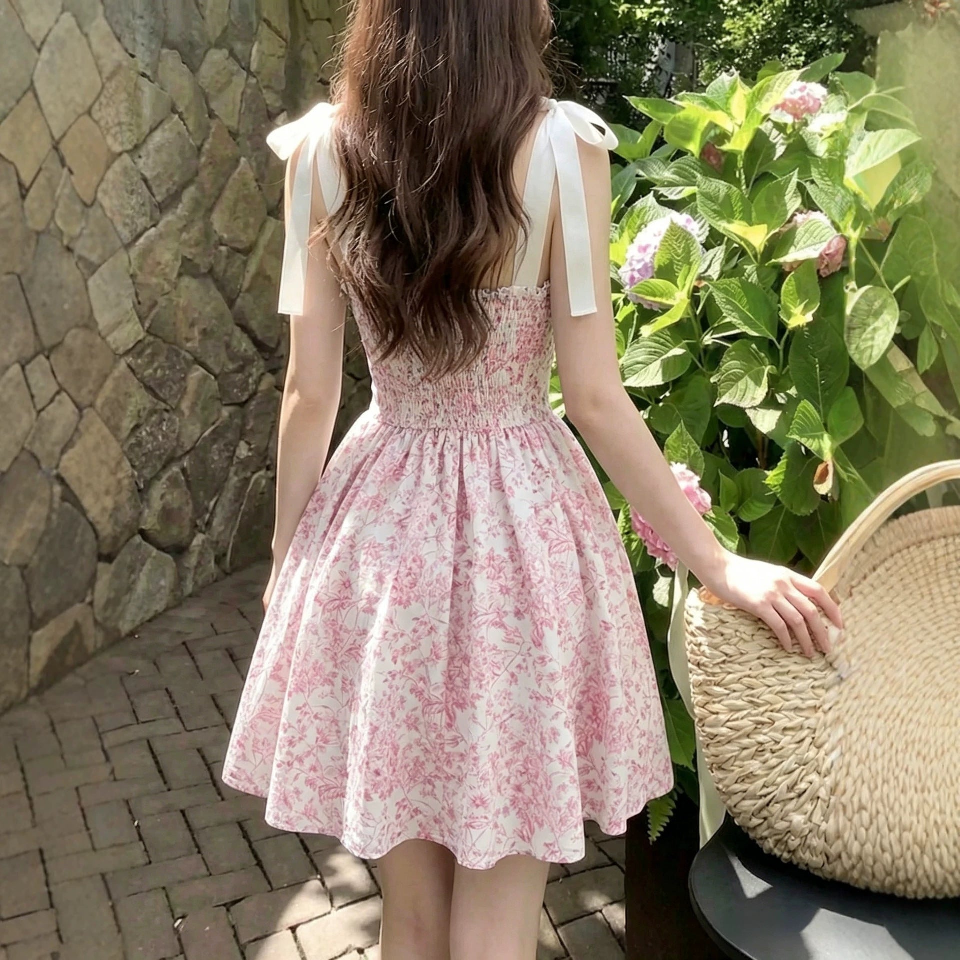 Floral tie dress - DEA collection