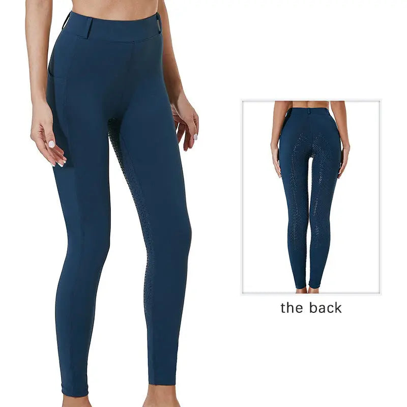 Trousers Outdoor Sports Silicone Anti-Slip Fitted Equestrian Long Pants - DEA collection