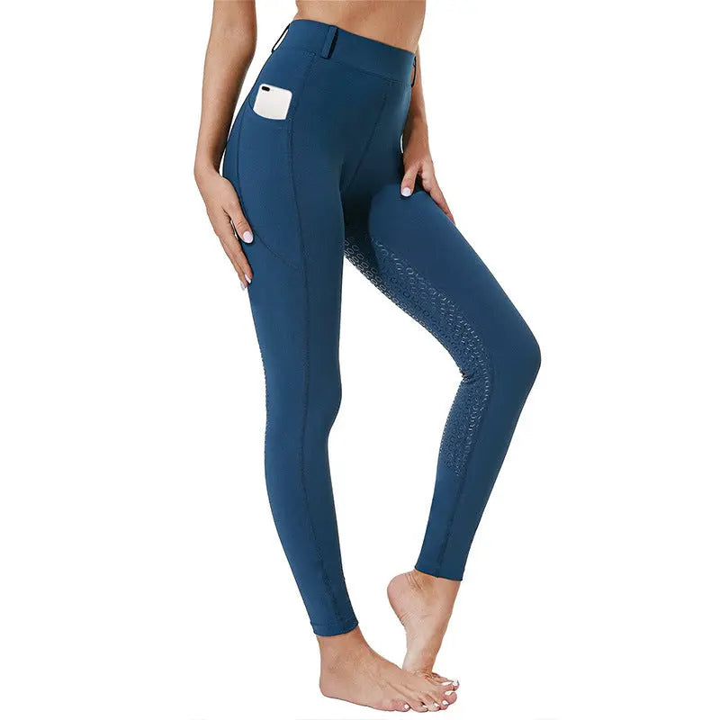 Trousers Outdoor Sports Silicone Anti-Slip Fitted Equestrian Long Pants - DEA collection