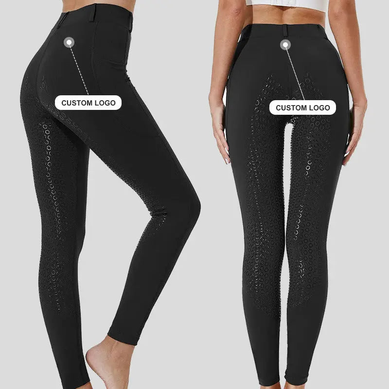 Trousers Outdoor Sports Silicone Anti-Slip Fitted Equestrian Long Pants - DEA collection