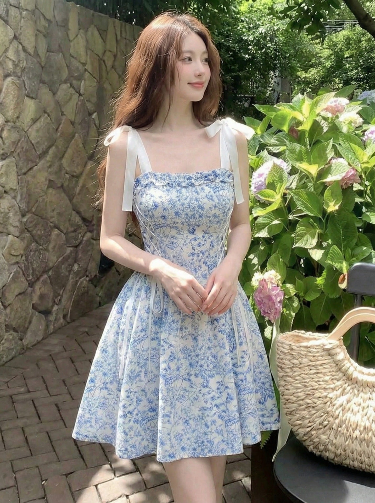 Floral tie dress - DEA collection