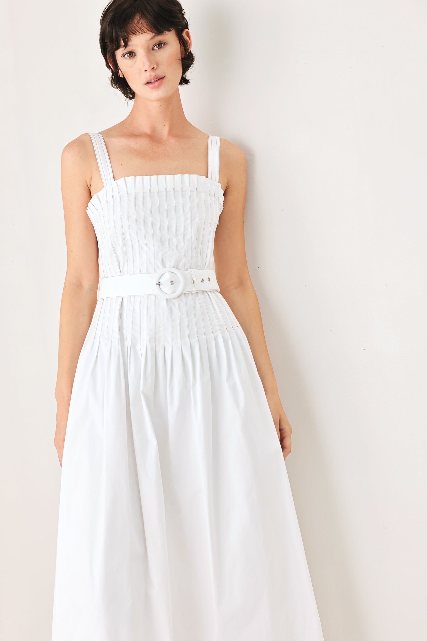 THE WEEKEND IN NANTUCKET WOVEN MIDI DRESS - DEA collection