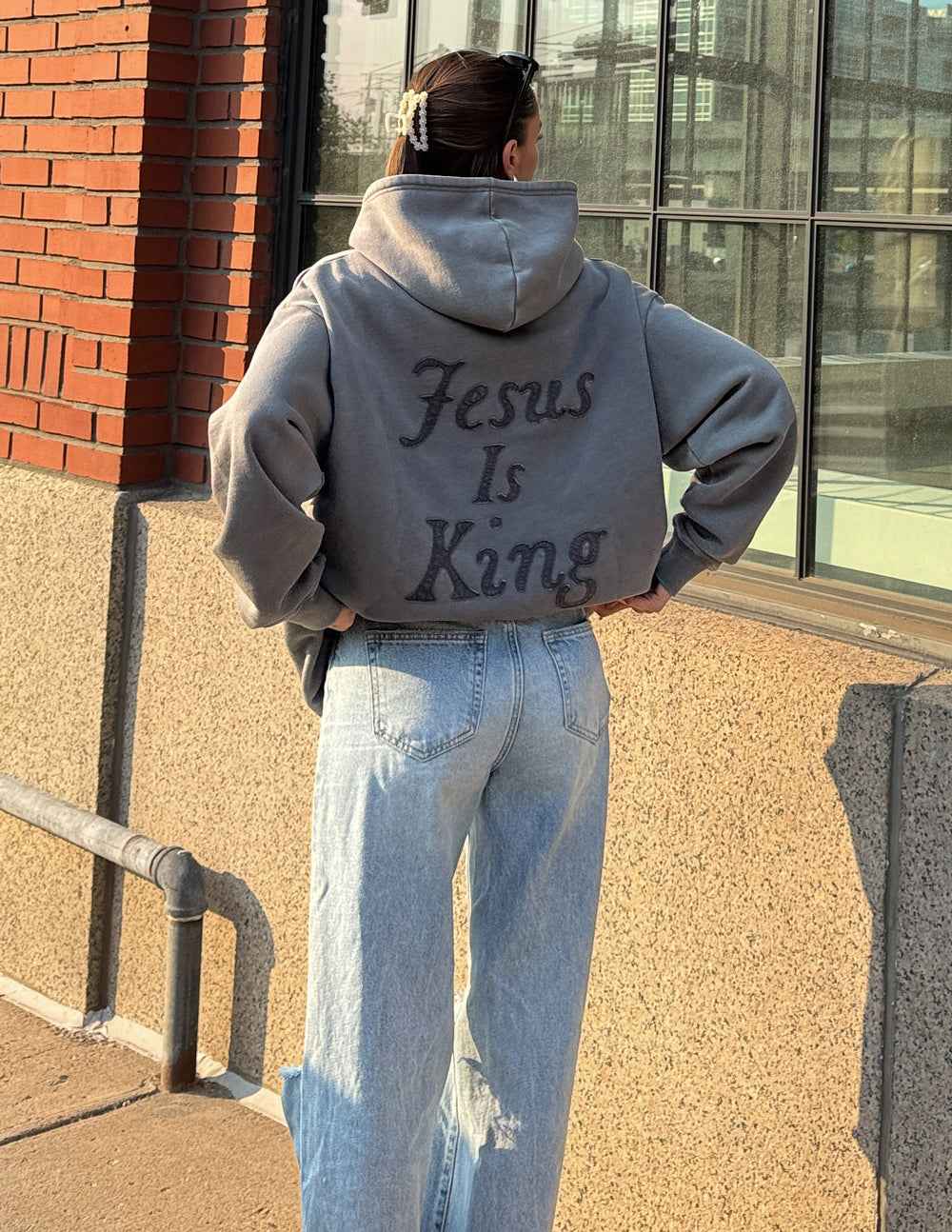 Hoodie - Not Sorry Jesus Is King Unisex Hoodie