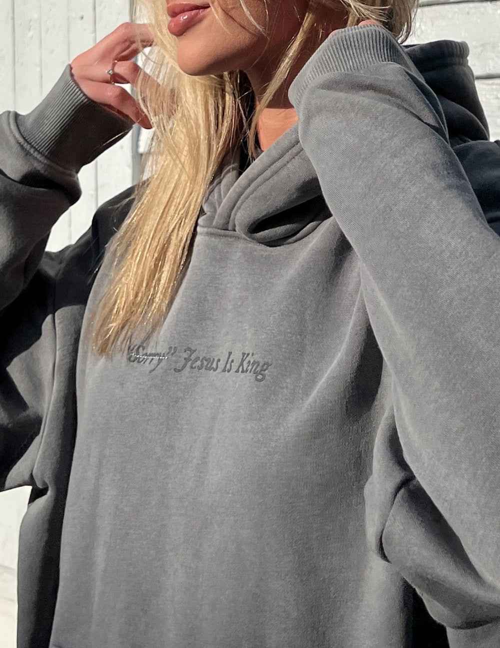 Hoodie - Not Sorry Jesus Is King Unisex Hoodie